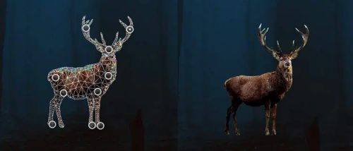 آموزش طراحی گوزن درخشان در فتوشاپ